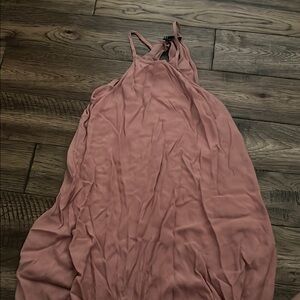 Forever 21 Pink Spaghetti Strap Maxi Sundress